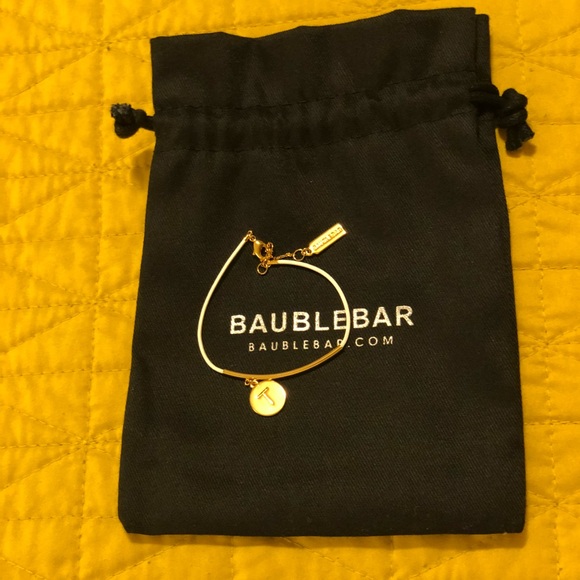 Brand New - Baublebar Alpha Cord Bracelet - T - Picture 2 of 4